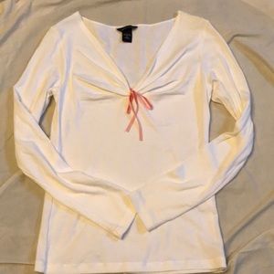 White long sleeve shirt